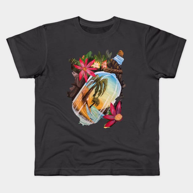 Hidden Treasure Kids T-Shirt by adamzworld